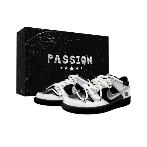 Nike Dunk Reverse Panda Low Skateboard Shoes Unisex Черный Белый
