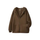 Темно-кофейный, флисовая подкладка