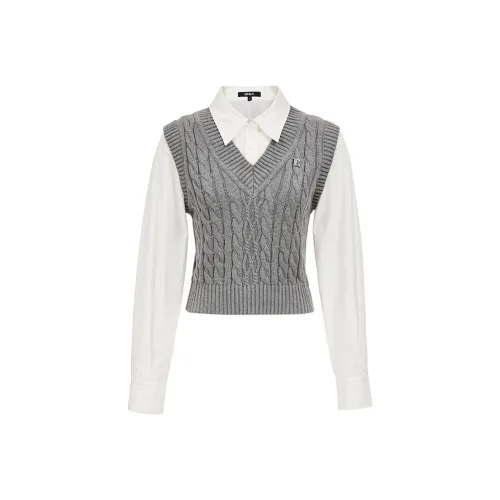 Only A43 Кремовый Белый Женские Рубашки