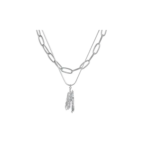 Abyb Charming Ожерелья из меди с родиевым покрытием Унисекс