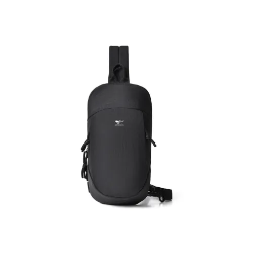 SEPTWOLVES Ткань Sling Сумка Стандартная Унисекс Черная