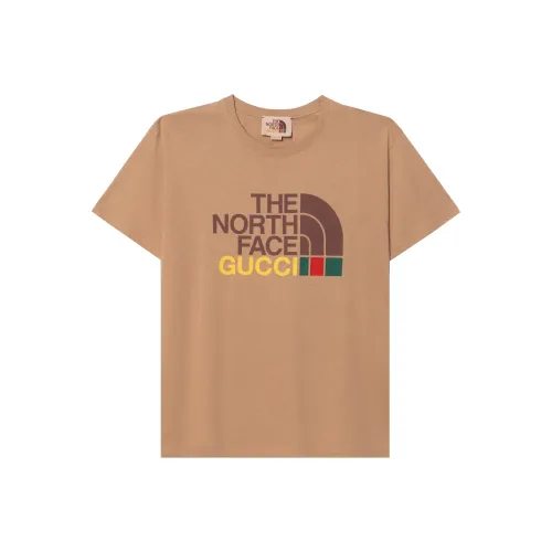 GUCCI X The North Face T-Shirt Женская Верблюжий