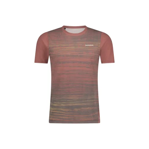 SHIMANO Коричневый Унисекс T-рубашки