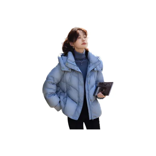Mo Han Yi Mei Пуховик Женские Небесно-голубой