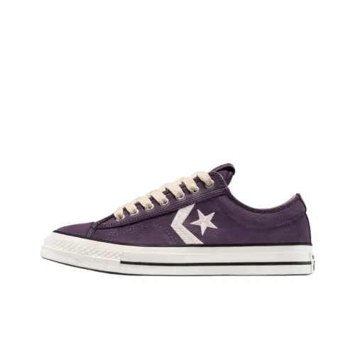 Converse Star Player 76 Low Top Canvas Shoes Unisex Purple White