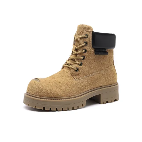 HD Желтые Ботинки Короткий Мартин Ботинок Мужской