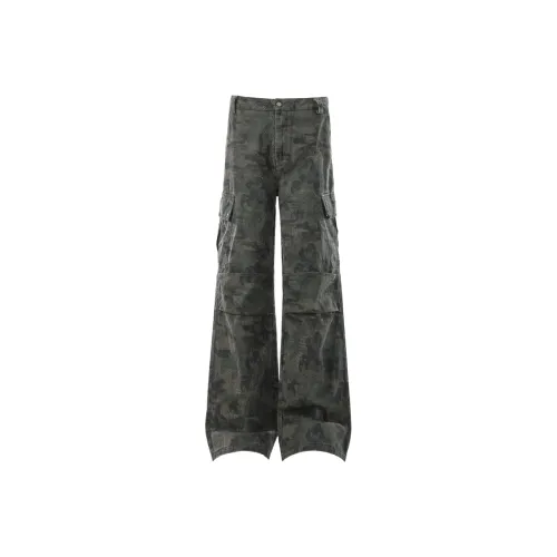 JZWSTUDIO Камуфляж Унисекс Повседневные Штаны