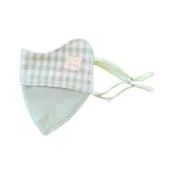 [Зеленый] 100% хлопок, медведь, пэчворк, клетка