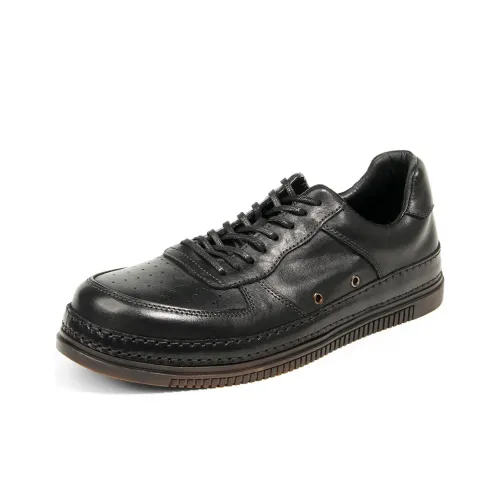 IZEIZIG Лошадиная кожа Кроссовки для скейтбординга Низкие Повседневные Мужские