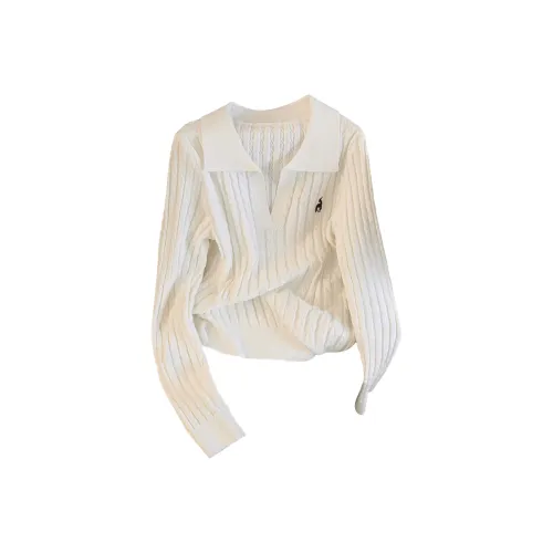 SIBAISHE Ecru Женская Трикотаж