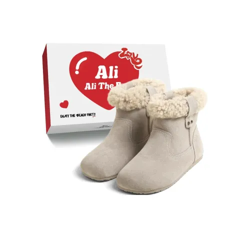 Али Тх Фокс Замша Сладкий стиль Мягкий кремовый стиль Короткие сноубутсы Женские