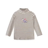 Белый, кофейный, полосы