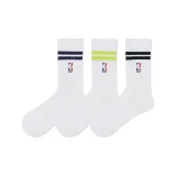 3 упаковки (Белый/Темно-синий *1, Белый/Черный *1, Белый/Зеленый *1)