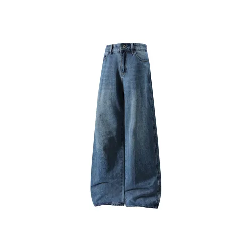 Tonlion Blue Unisex Jeans Тонлион Синий Унисекс Джинсы