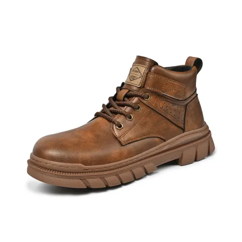 SENJIALUO Короткий MID Голень Мартин Ботинок Мужской