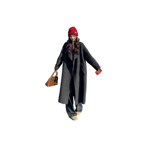 JZWSTUDIO Deep Улучшенное Утолщенное Женское Пальто