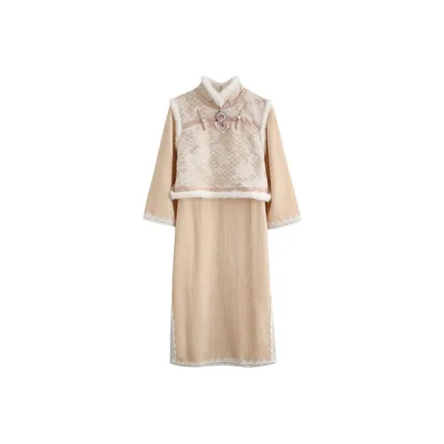 Frustration Garden Длинное платье с длинными рукавами женское