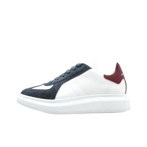 Alexander McQueen OVERSIZED Низкий Топ Повседневная Обувь Мужская Синие Белые