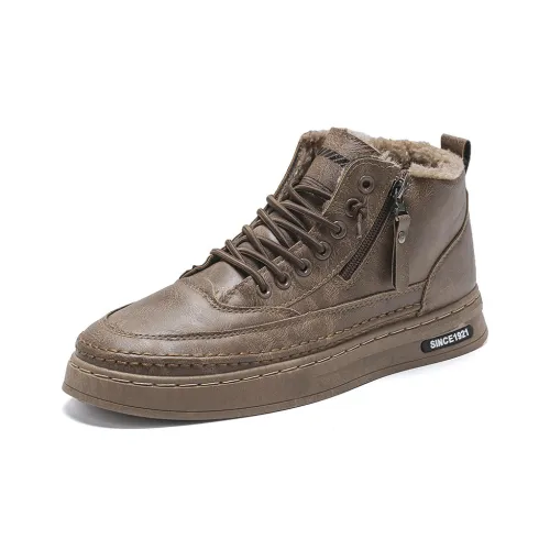 LVYEKE Детские кожаные сапоги MID Топ Унисекс