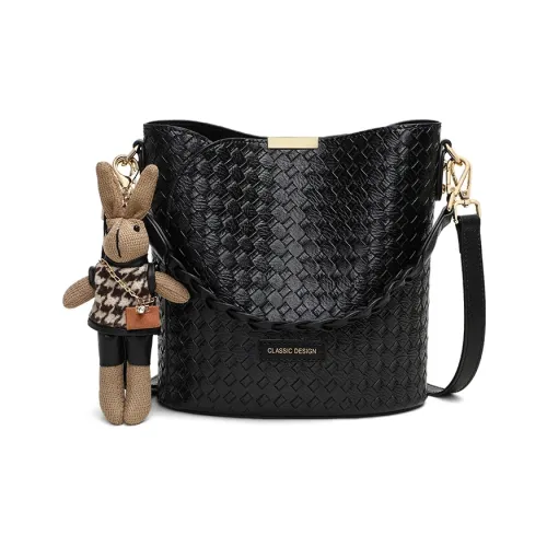 VINEY Корова Кожа Сумка Стандартная Женская Черная