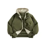 Армейский зеленый [Бесплатно съемное тяжелое полотенце с вышивкой]