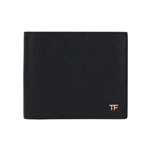 TOM FORD Кошелек из телячьей кожи мужской черный