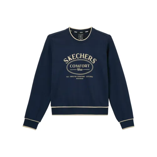 Skechers Толстовка Женская Темно-Синяя