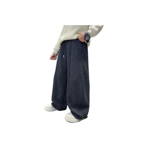 Yalu Серый с флисовой подкладкой MF7211 Школьные спортивные брюки