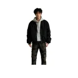 Черный с флисовой подкладкой