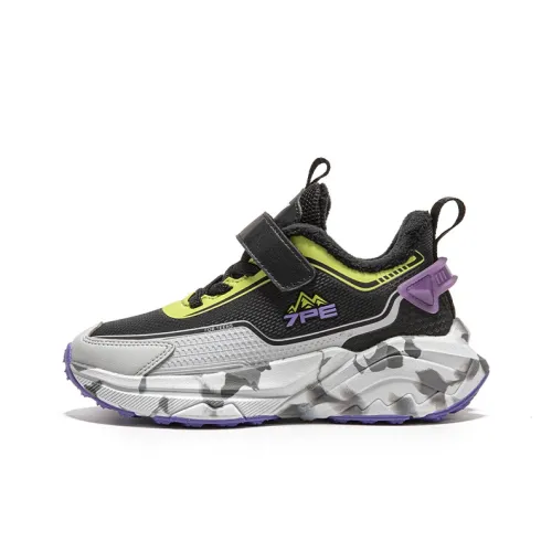 7 PE Водонепроницаемый противоскользящий и устойчивый к истиранию Детская хлопковая обувь Средне-серый Фиолетовый 2025 Подростки