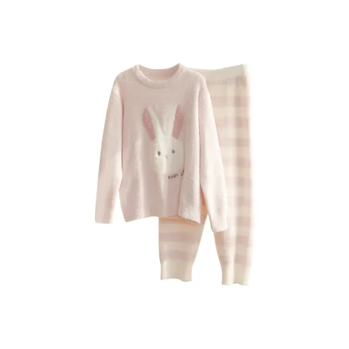 XIAOLIZI Кролик Женские Пижамные Комплекты