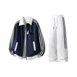 Темно-синий, синий + белый, серый [с флисовой подкладкой]