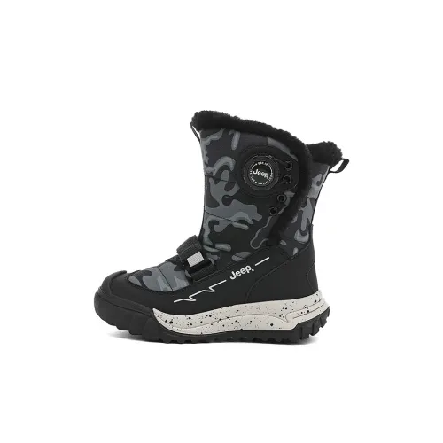 JEEP Explorer 2,0 Противоскользящий Водонепроницаемый Легкий Амортизирующий Термический Высокий Топ Зимние Ботинки для Детей