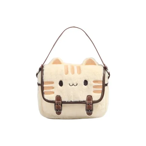 Juju Jimmy Плюшевая Сумка Стандартная Женская Желтая