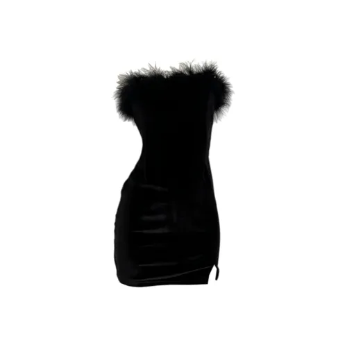 YGPRW Черное Женское Платье без Рукавов