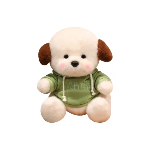 LELEYU Мультяшный Свитшот Спорт Белый Щенок Кукла Плюшевая Кукла 35см 45см 55см Длина Тела