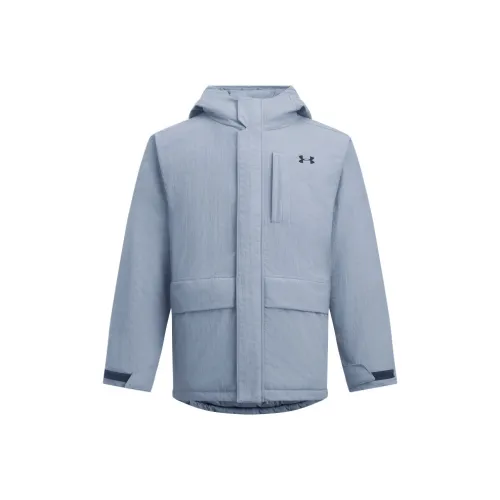 Under Armour Fw25 Пуховик Мужской Синий