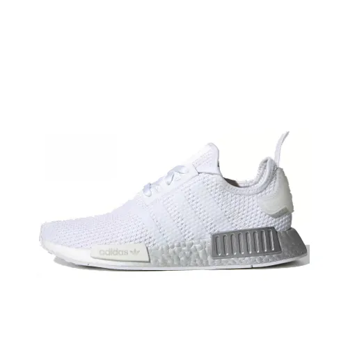 Adidas Originals NMD_R1 Амортизаторы Slip-resistant Низкий Топ Casual Женский Белый Серебряный