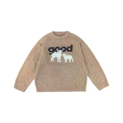 MeiHaoStore Светло-коричневые унисекс свитеры