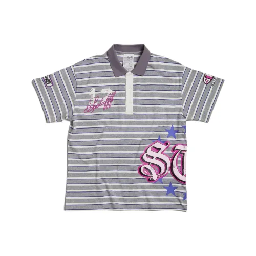 SSSTUFFF Серый Мужская Поло