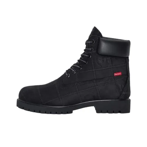 Supreme x Timberland PREMIUM Short Martin Boot Unisex Black