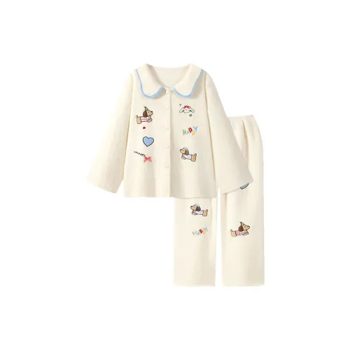 O'MESIK Абрикос Женские Пижамные Комплекты