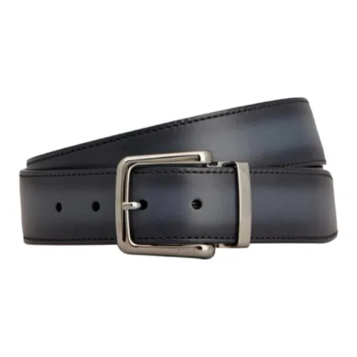 TOD'S Ремни из коровьей кожи Мужской Синий Черный