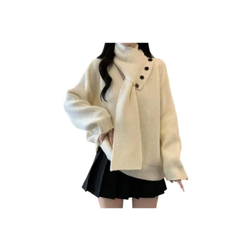 XIANGTIANE Ecru Женская Трикотаж