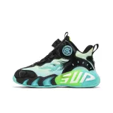 Чёрный и зелёный кожа