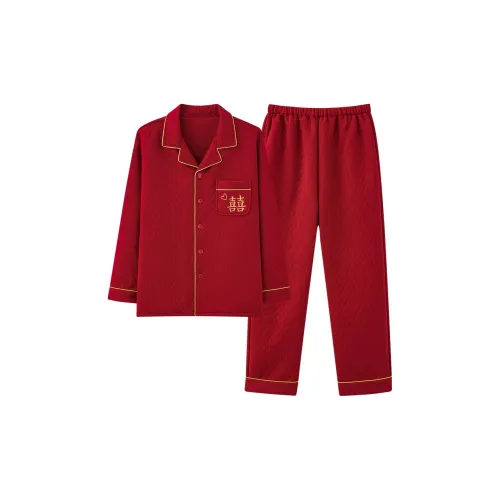 MADALLO Красный Мужской Пижамный Комплект