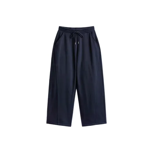 H M Морской Синий Женские Повседневные Штаны