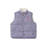 Двусторонний синий в клетку