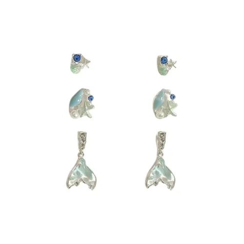 NSAOT Сплав Серьги-гвоздики Женские