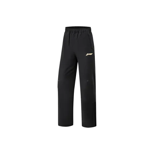 LINING Вязаные тренировочные брюки женские черные